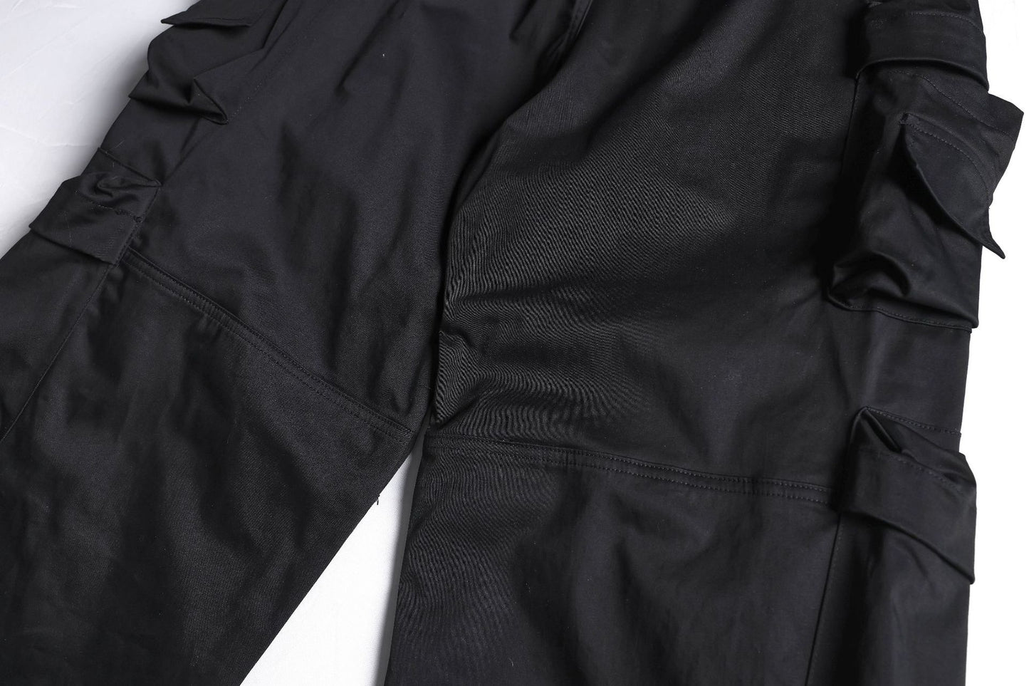 Multi Pocket Letter Print Straight Cargo Pants WN25988