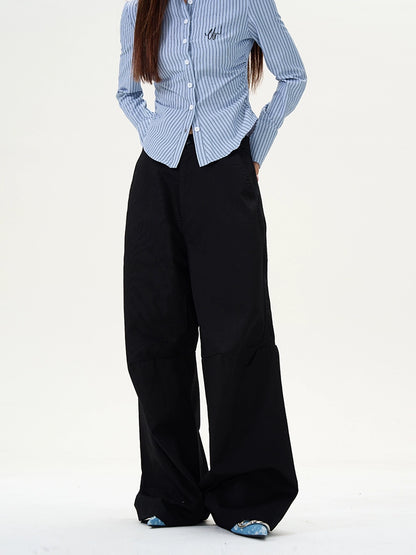 Wide-Leg Straight Pants WN9495