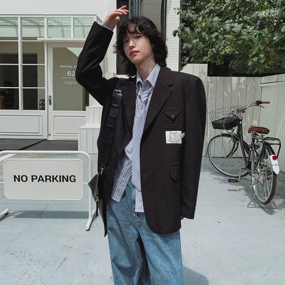 Patch Embroidery Design Tailored Jacket WN20240