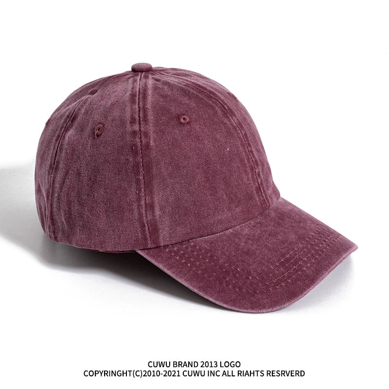 Washed Plain Baseball Cap WN10336