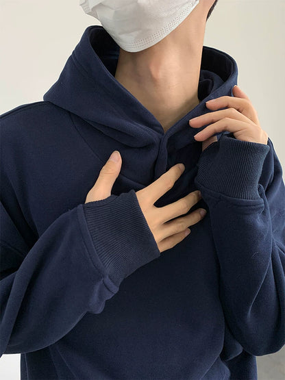 Thumbhole Oversize Pullover Hoodie WN9641