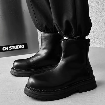 Platform Thick Sole Zipper Boots WN24520