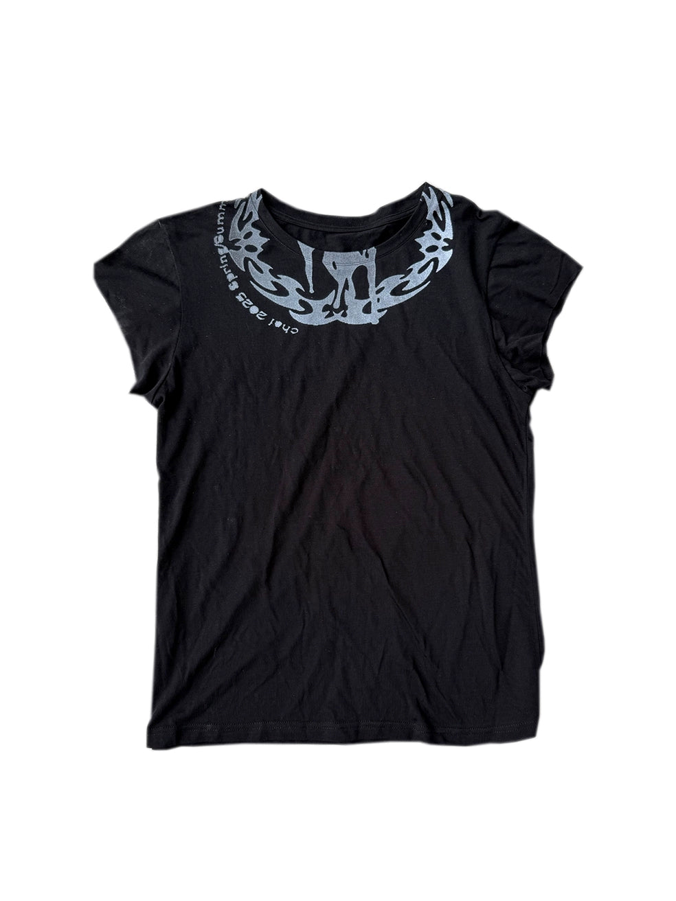 Graphic Print Sleeveless T-Shirt WN19069