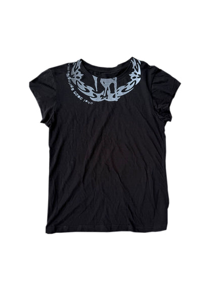 Graphic Print Sleeveless T-Shirt WN19069