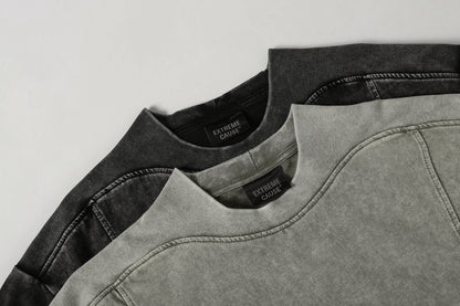 Washed Panel Short Sleeve T-Shirt WN25758