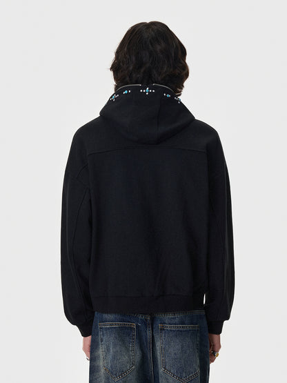 Fleece Air-Layer Zipper Hoodie WN21406