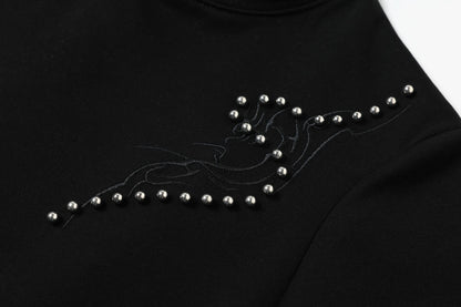 Rivet Design Short Sleeve T-Shirt WN25642