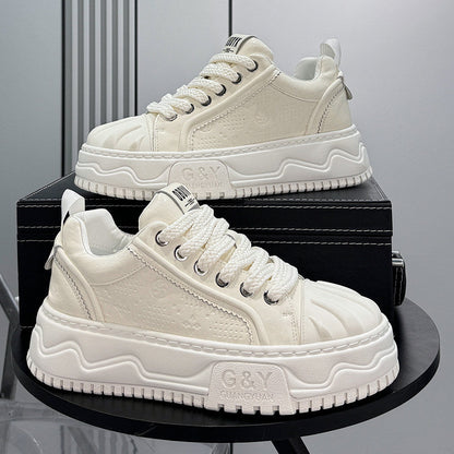 Chunky Platform Shell Toe Lace-Up Sneakers WN24839