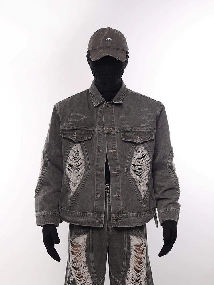 Damage Design Denim Jacket & Denim Pants Setup WN18605