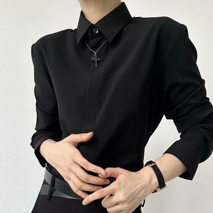 Drape Long Sleeve Shirt WN19622