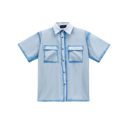 Lightweight Breathable Oversize Short Sleeve Shirt WN18999