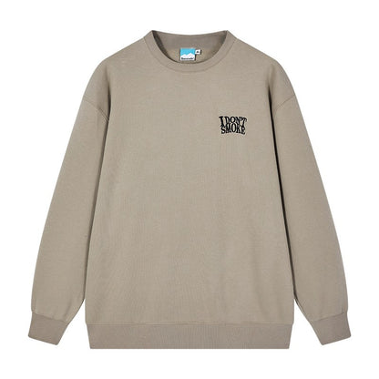 Logo Round Neck Pullover Sweatshirt WN10109