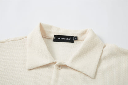 Textured Pocket Short Sleeve Shirt WN26823