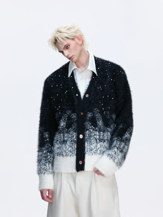 Mink Fleece Knit Cardigan WN22669