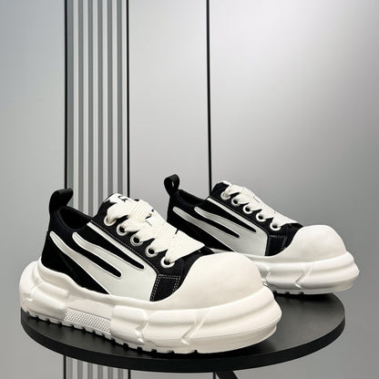 Panel Platform Chunky Sole Sneakers WN24715