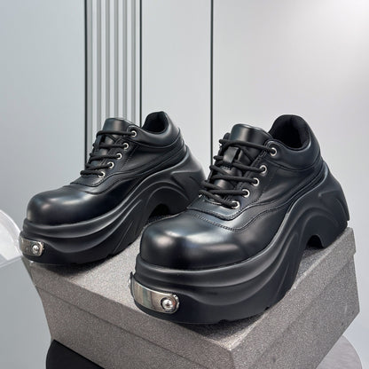 Thick-Sole Height-Increasing Derby Sneakers WN24753