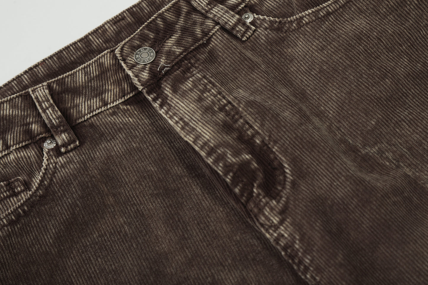 Washed Corduroy Straight Pants WN23064