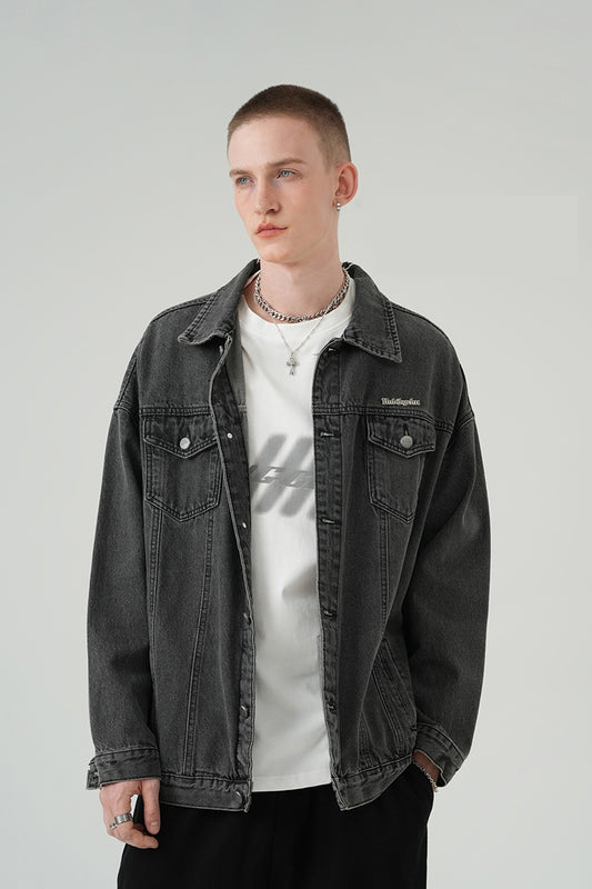 Washed Oversize Denim Jacket WN9752