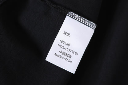 Damage Letter Print Short Sleeve T-Shirt WN25417