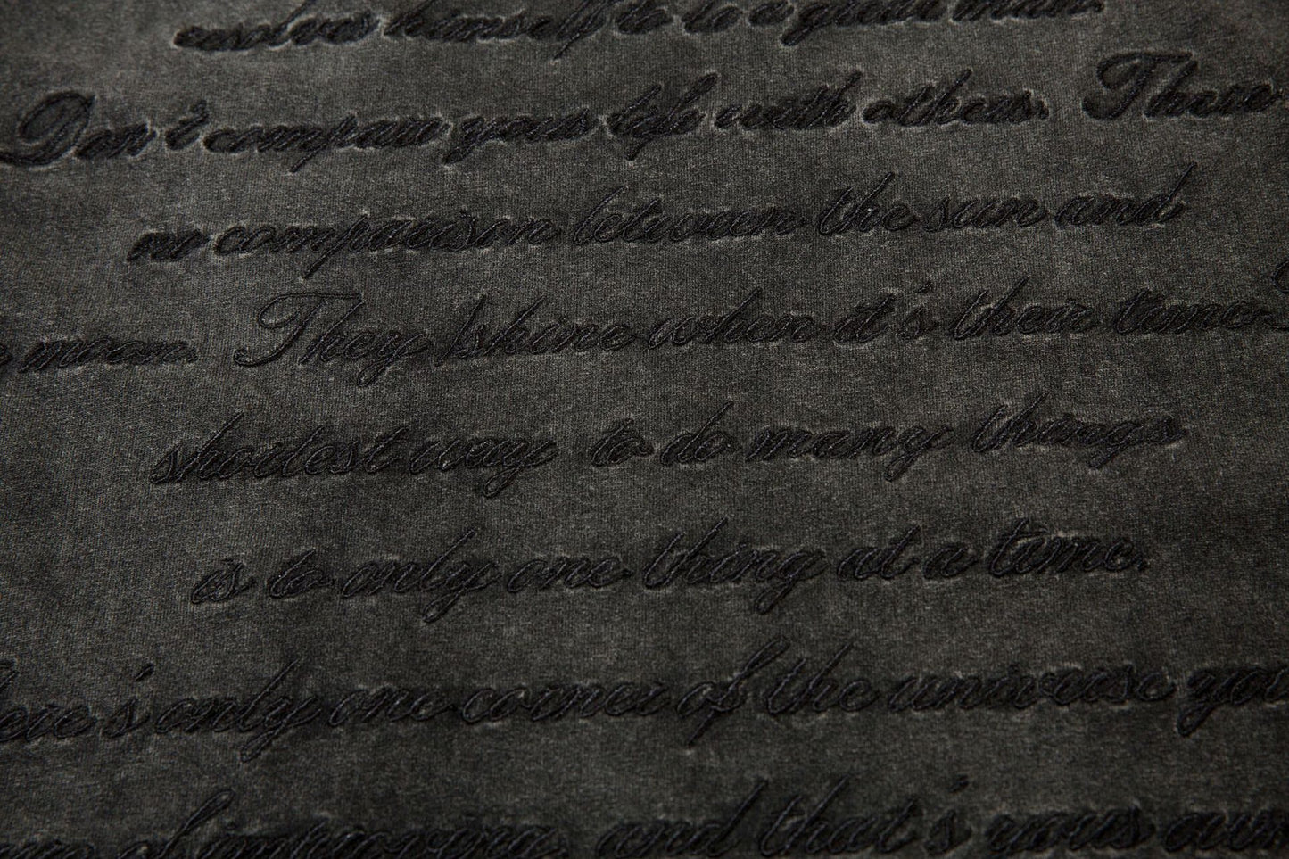 Embroidery Heavy Washed Oversize Short Sleeve T-Shirt WN16126