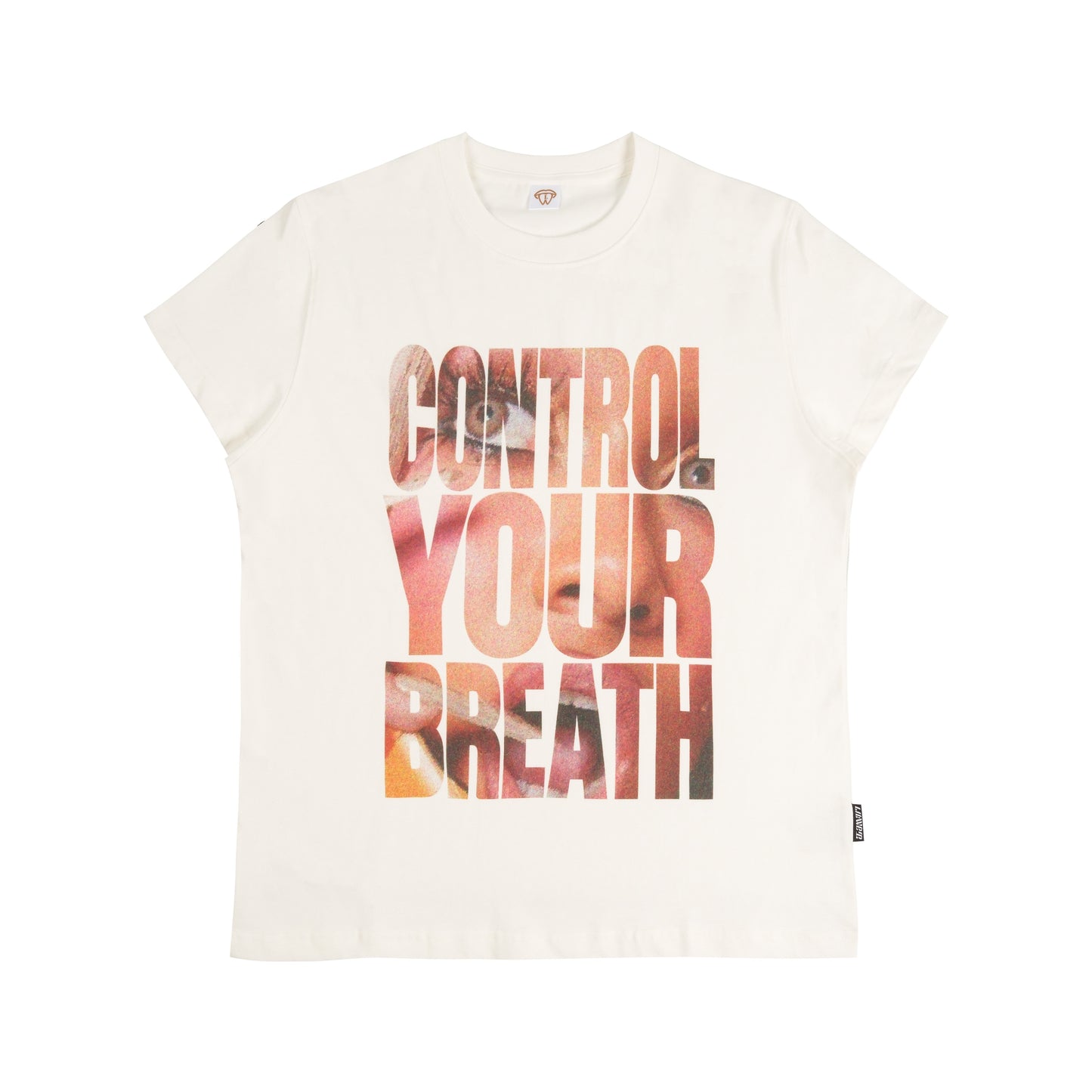 Portrait Letter Print Short Sleeve T-Shirt WN26625