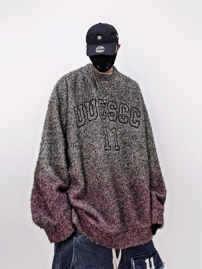 Mohair Oversize Knit Sweater WN23970