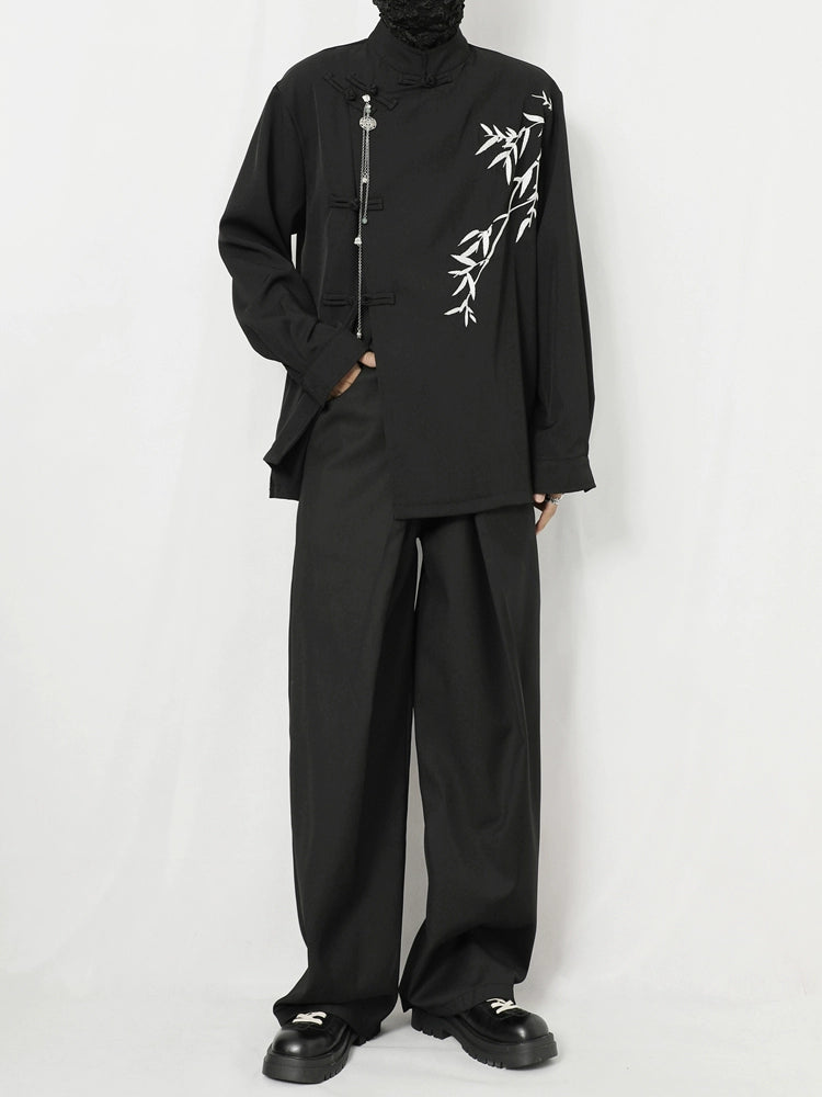 Pleats Straight Trousers WN20140