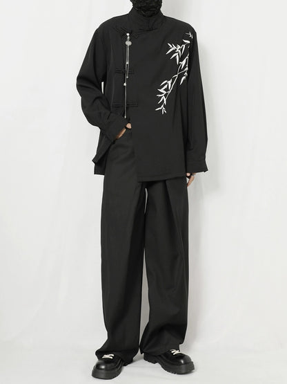 Pleats Straight Trousers WN20140