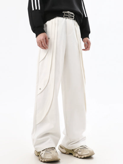 Pleats Straight Trousers WN10449