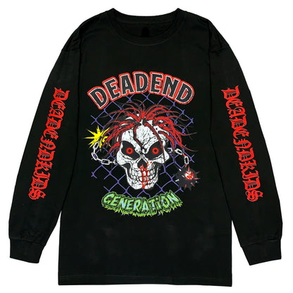 Skull Print Long Sleeve T-Shirt WN22272