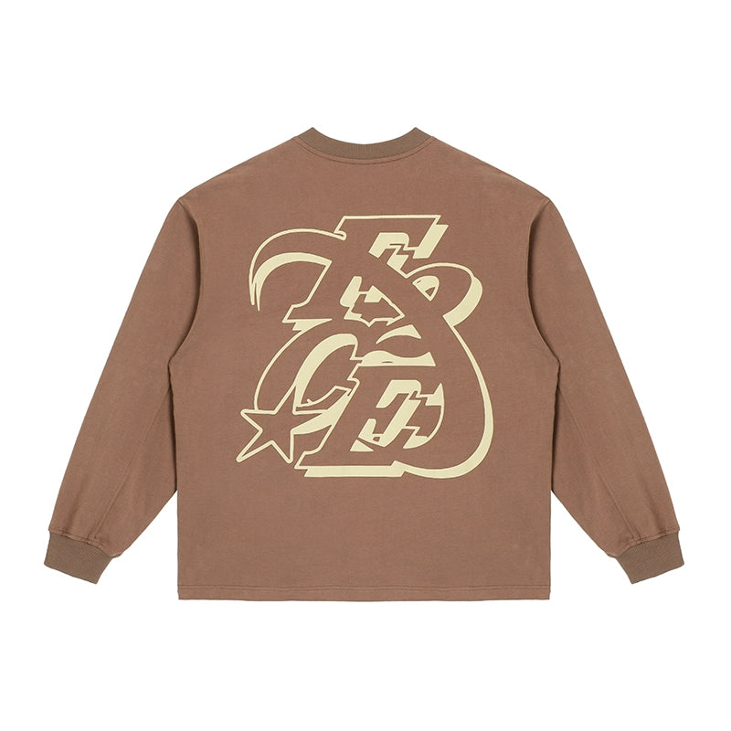 Graphic Pure Cotton Long Sleeve T-Shirt WN12173