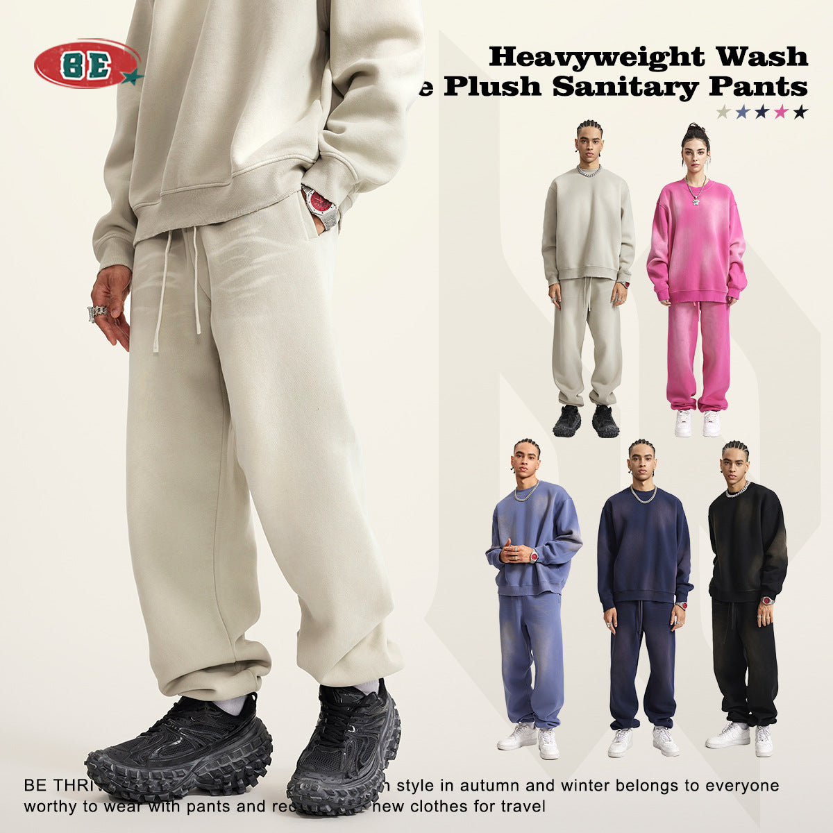 Water Wash Sweatpants WN6012