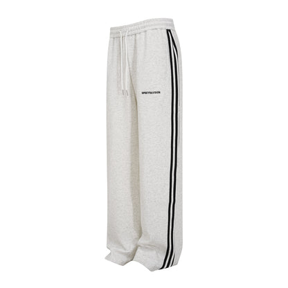 Side Three Bar Stripe Sporty Sweatpants WN11255