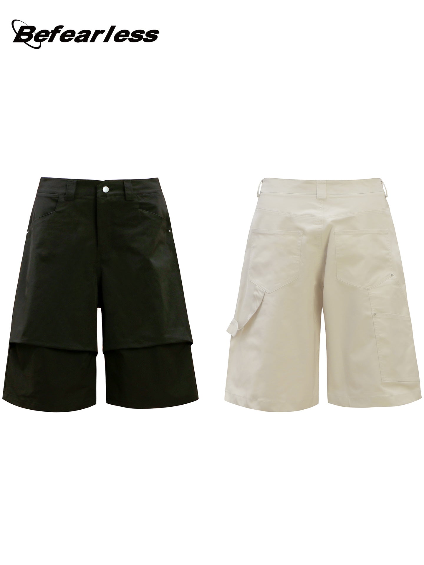 3D Panel Cargo Half Pants WN26404