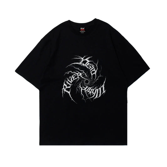 Graphic Letter Design Oversize Short Sleeve T-Shirt WN16608