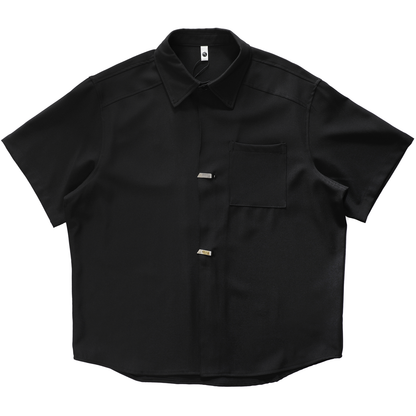 Plain Oversize Short Sleeve Shirt WN20160