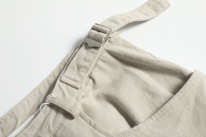 Multi-Pocket Straight Short Cargo Pants WN25829