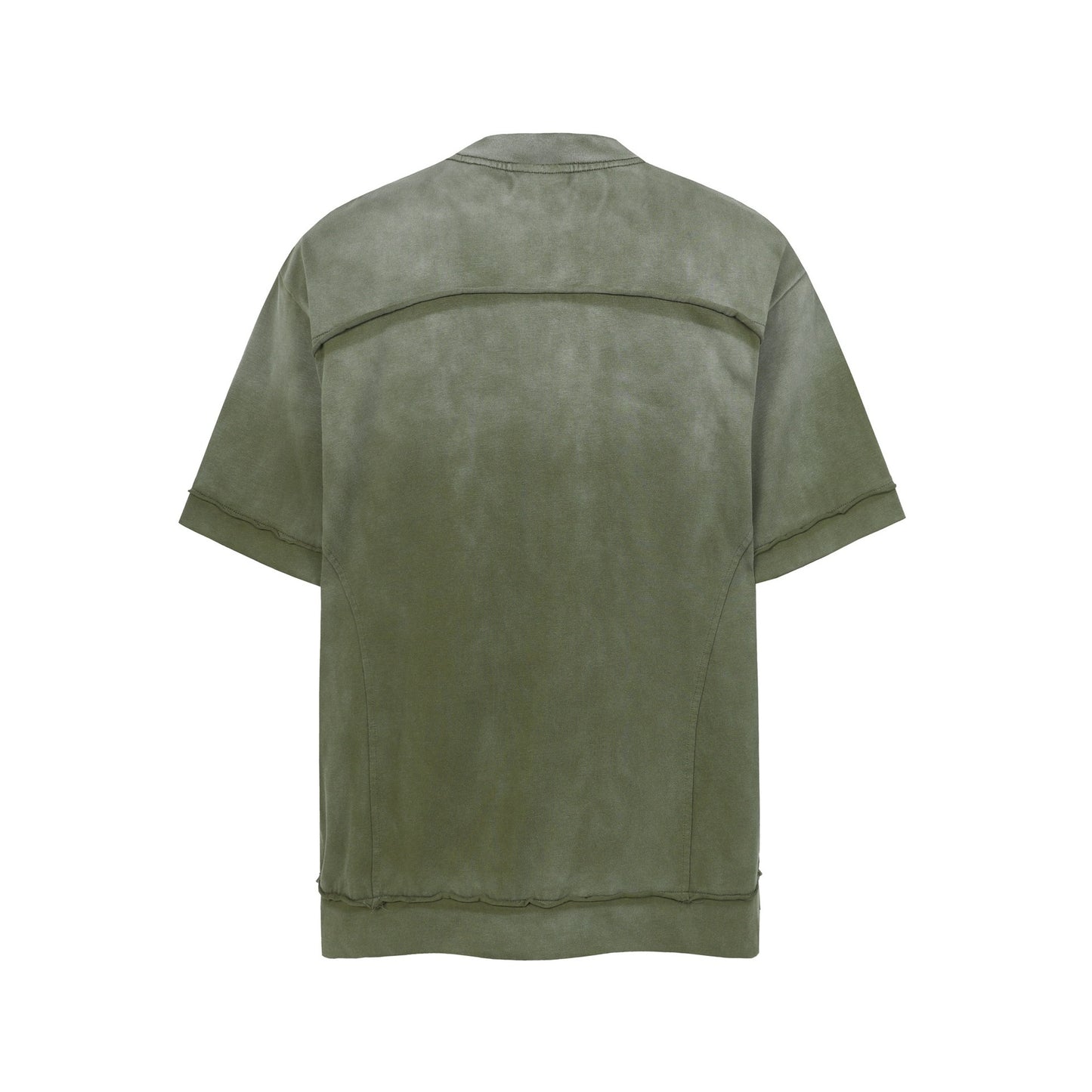 Washed Raw Hem Short Sleeve T-Shirt WN25528