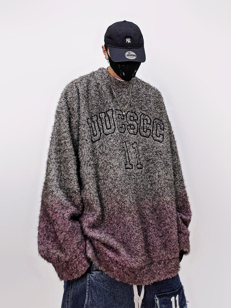 Mohair Oversize Knit Sweater WN23970
