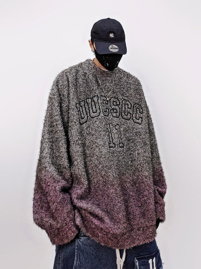 Mohair Oversize Knit Sweater WN23970