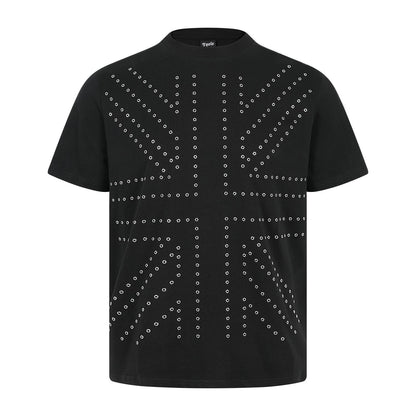 Studs Cross Short Sleeve T-Shirt WN25538