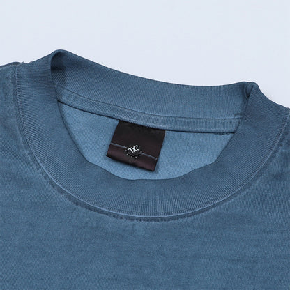 Plain Washed Oversize Short Sleeve T-Shirt WN18585