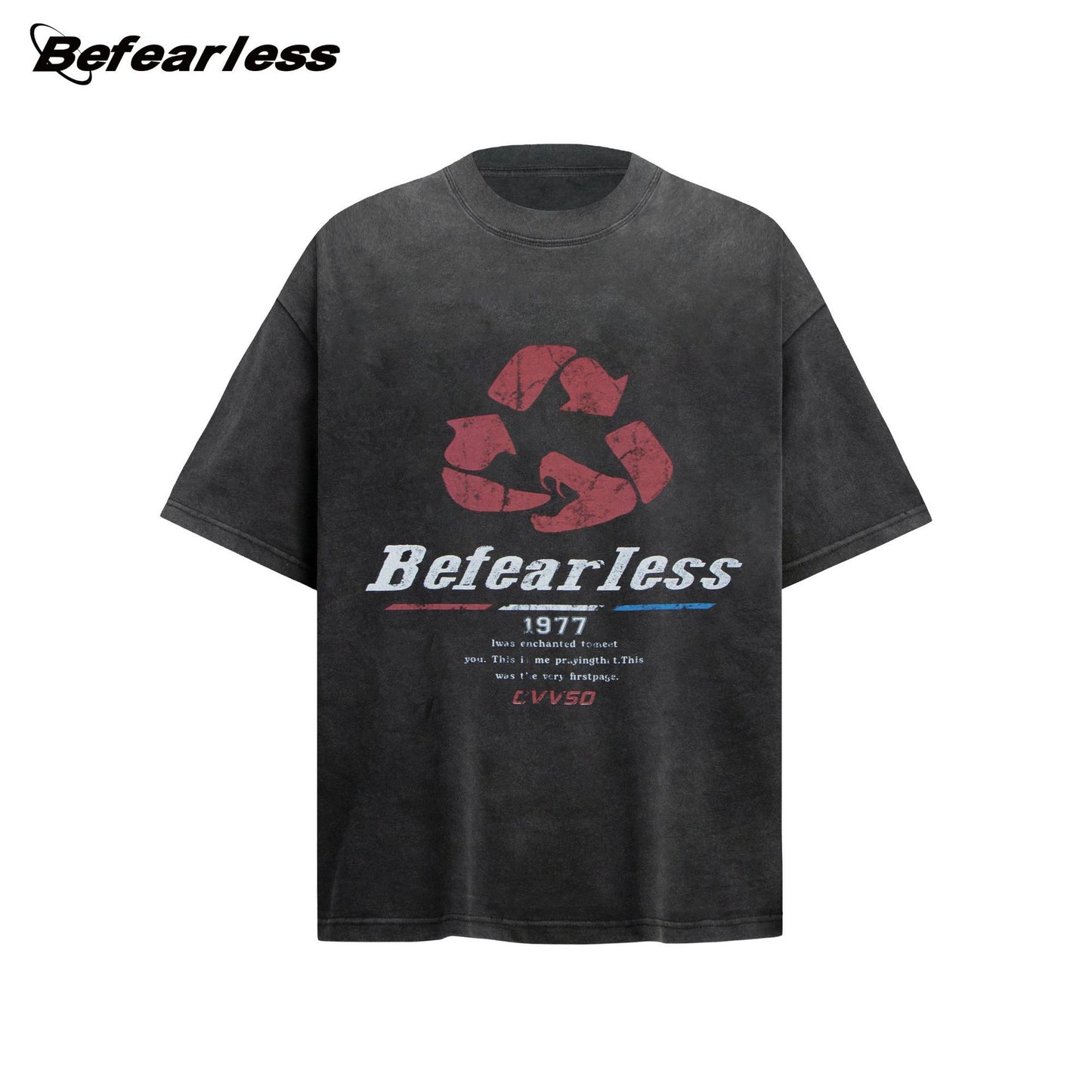 Graphic Letter Print Short Sleeve T-Shirt WN26244