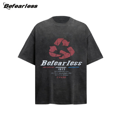 Graphic Letter Print Short Sleeve T-Shirt WN26244