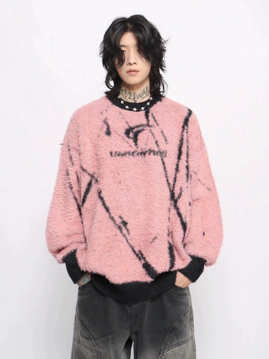 Brushed Oversize Knit Sweater WN10945