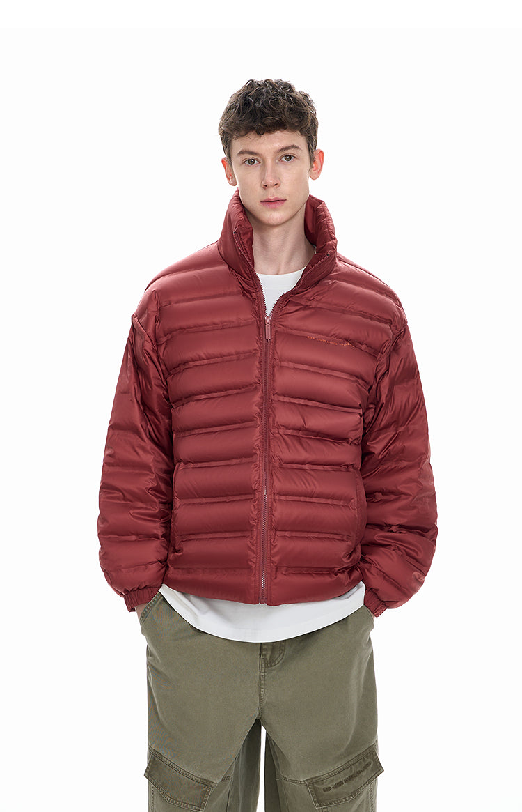 Lightweight Zipper White Duck Down Jacket WN9790