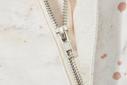 Studs Paint Wing Wide Leg Denim Jeans WN25752