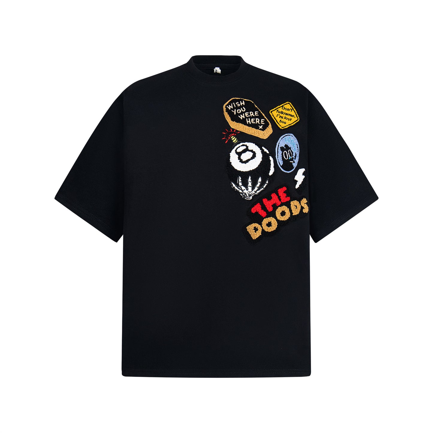 Heavyweight 8 Ball Graphic Oversize Short Sleeve T-Shirt WN26158