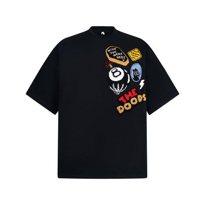 Heavyweight 8 Ball Graphic Oversize Short Sleeve T-Shirt WN26158