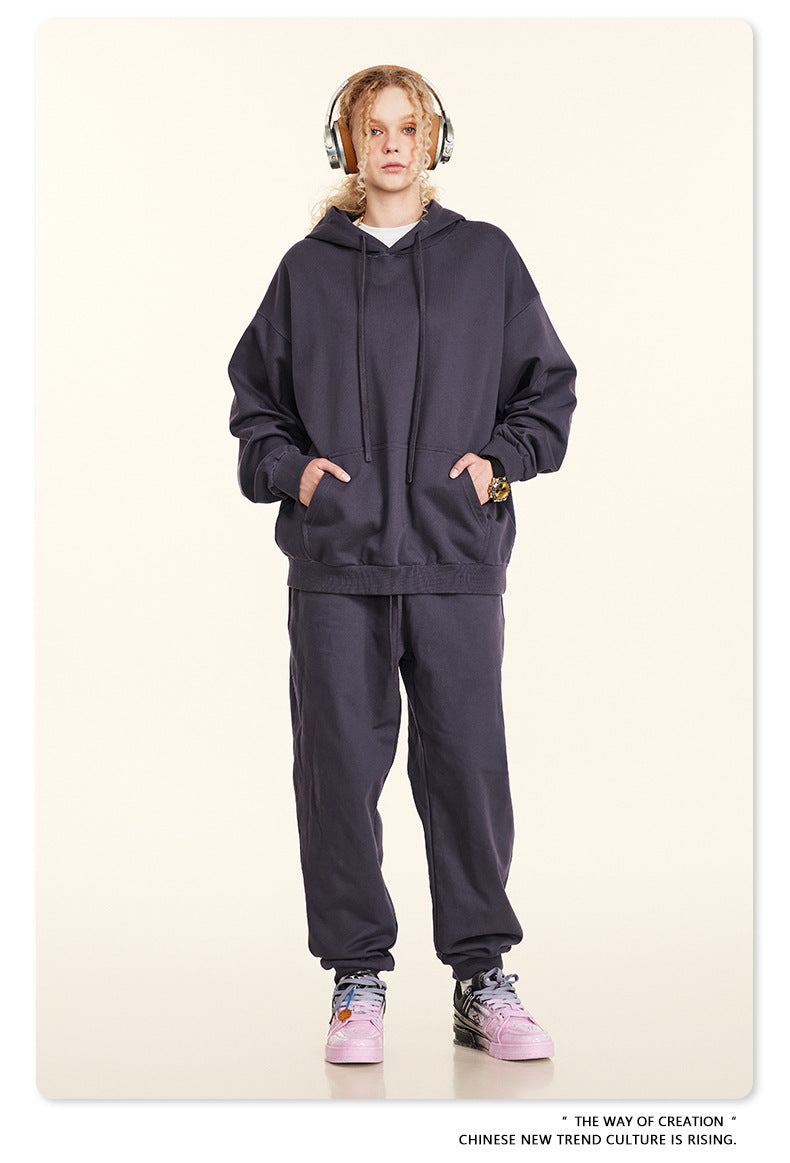 Oversize Heavyweight Pullover Hoodie & Zipper Hoodie & Sweatshirt